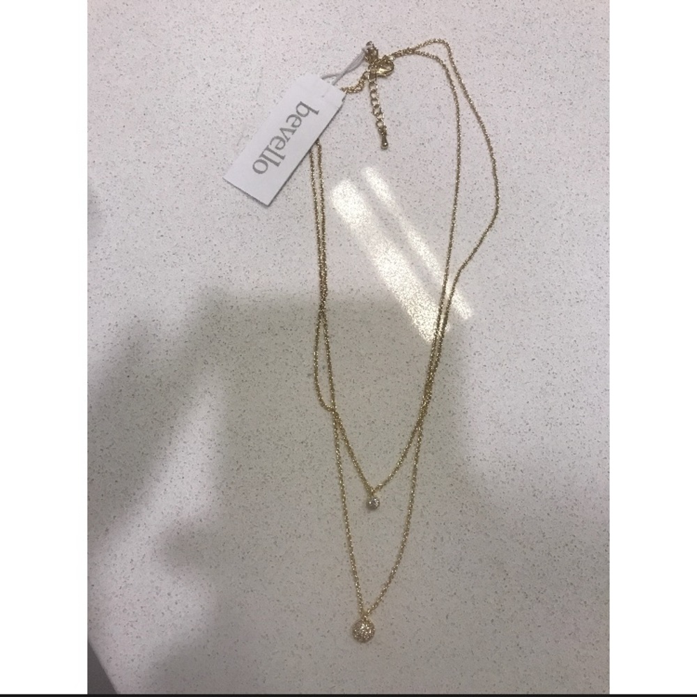 Bevello double stranded necklace